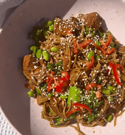 Chicken Soba Noodle Salad