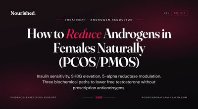 How to Reduce Androgens in Females Naturally (PCOS/PMOS)