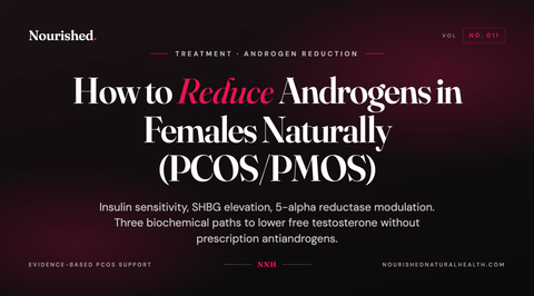 How to Reduce Androgens in Females Naturally (PCOS/PMOS)