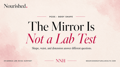 PMOS/PCOS Belly: What the Shape Can and Cannot Tell You