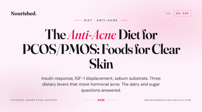 The Hormonal Acne Diet for PCOS/PMOS: What Is Worth Changing?
