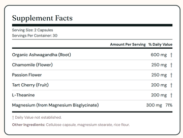 Calm + Sleep - Nourished Natural Health