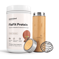 Thumbnail for FloFit Protein - 30% Off First Order + Bamboo Shaker Bottle - Nourished Natural Health