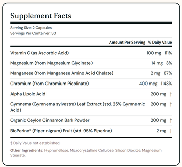 GlucoEase - Nourished Natural Health