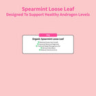 Nourished Androgen Relief Tea - 100% Certified Organic Spearmint Tea LIMITED RELEASE - Nourished Natural Health