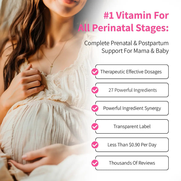 Nourished Mama Multi - Complete Perinatal & Prenatal Support For Mama & Baby - Nourished Natural Health