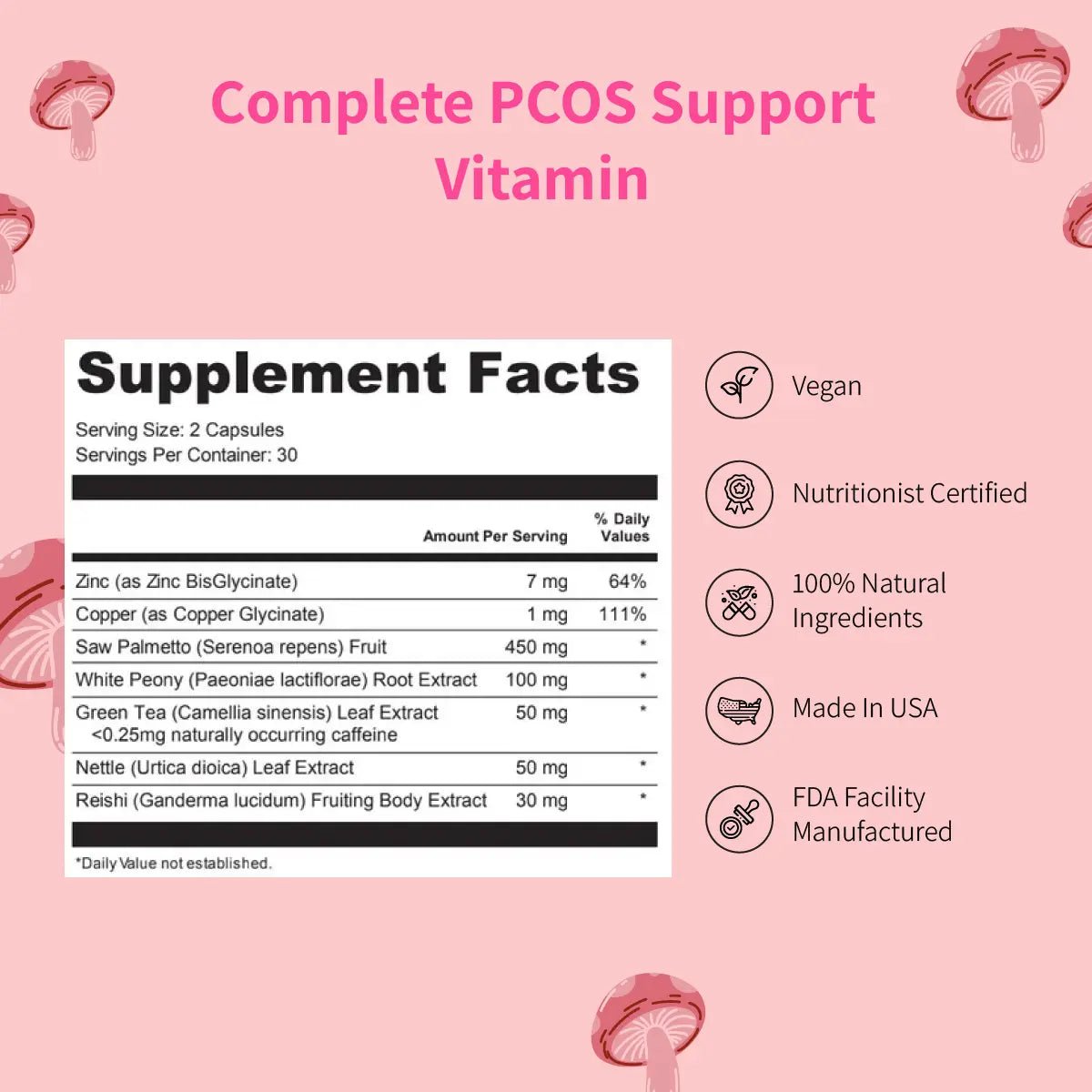 Vegan PCOS Skin Health Supplement Bundle - Bundle & Save - Nourished Natural Health